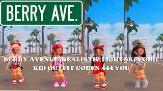 BERRY AVENUERealistic Lightskin Girl Kid Outfit Codes Blush Fashion Doll [upl. by Adnamra795]