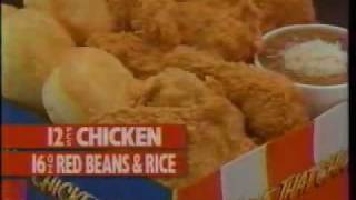 Popeyes Chicken Parade of Flavors Ad from 1992 [upl. by Solon]