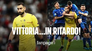 Donnarumma non esulta mezza Italia non sapeva di aver vinto lEuropeo [upl. by Troc]