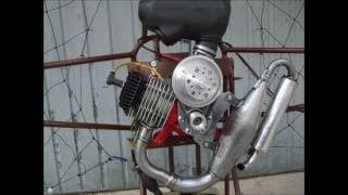 Paramotor homemade two stroke 125cc part1 [upl. by Itraa]