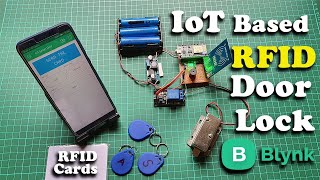 IoT RFID Door Lock using ESP8266 amp Blynk [upl. by Eldwin602]