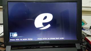 eMachines em350 Netbook Factory Restore [upl. by Netsirhc]