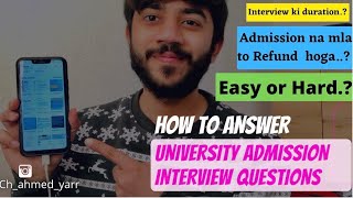 Uk University Interview Question amp Answers 📝🇬🇧💁‍♂️ University of Hertfordshire uk admission [upl. by Valenba]