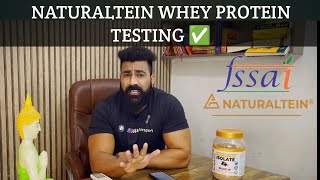 ➡️Naturaltein whey protein testingManufacturing unit audit by FSSAI ✅ [upl. by Lindahl535]