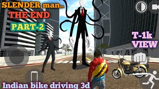 Franklin Fight Vs Slender Man Indian Bike Driving 3D  Franklin Fight In Slender Man Kill [upl. by Neruat]