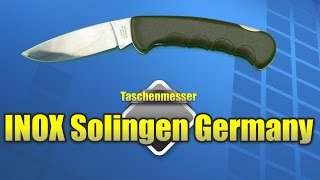 Taschenmesser INOX Solingen Germany [upl. by Rianna]