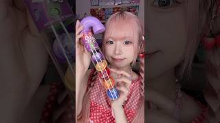 インサイドヘッド2 記憶グスルゼリー食べてみた🟡🔵🟣🟢shorts お菓子 asmr mukbang jelly snacks insideout eating [upl. by Arnulfo354]