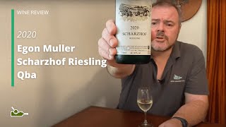 Wine Review Egon Muller Scharzhof Riesling Qba 2020 [upl. by Ahsiri]