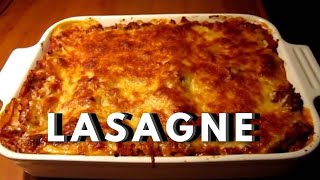 Lasagne à la bolognaise et au béchamel faite maison  Lasagnes traditionnelles  Recette  2 [upl. by Ayanet]