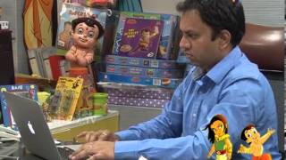 Chota Bheem from Green Gold Animations  Chota Bheem and the Throne of Bali  Hybiz TV [upl. by Attehcram]