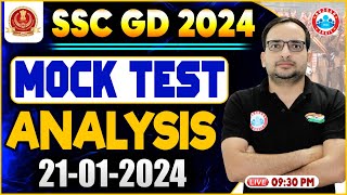 SSC GD 2023 Mock Test RWA  SSC GD Mock Test Analysis SSC GD 21 Jan Mock Test Solution By Ankit Sir [upl. by Annoit815]