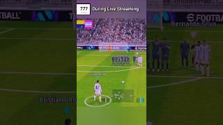 Ronaldos banger free kick🔥🔥 efootball efootball2024 pesmobile urcristiano pes shortsvideo [upl. by Alrrats621]