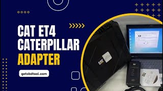 How To Use Cat ET 4 CAT Caterpillar ET Diagnostic Adapter [upl. by Oinotnaocram]