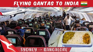 12 hours in Qantas economy class  Sydney to Bangalore [upl. by Idelle]