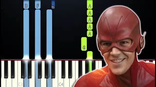 The Flash S7 Official Soundtrack  1949 – Jordan Fisher Piano Tutorial [upl. by Costa302]