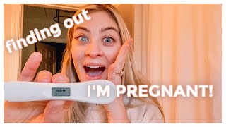 FINDING OUT IM PREGNANT after miscarriage shocked [upl. by Macswan]