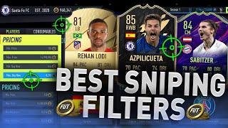 BEST SNIPING FILTERS 6 🔥 MAKE 100K QUICKLY FIFA 22 BEST SNIPING FILTERS TO MAKE COINS FIFA22 [upl. by Fidele]