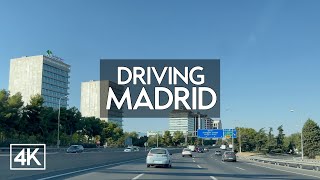 4K Driving Madrid  M50  A42  M30  Chamartín  POV 4K HDR [upl. by Nnaerb]