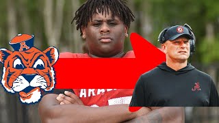 Alabama 4 STAR DT From Auburn  Antonio Coleman a Big Get for Deboer  Film Study [upl. by Kila159]