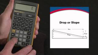 How to do Drop or Slope Calculations  Construction Master 5 [upl. by Ydnar]