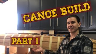 Canoe build part 1 lofting and mold making [upl. by Farl]