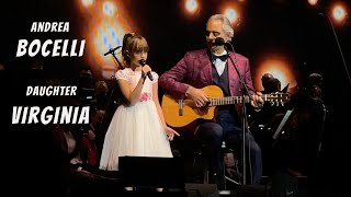 Virginia amp Andrea Bocelli singing Hallelujah live ❤️ USA tour 🇺🇸 [upl. by Ardeen766]