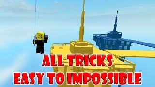 All tricks Easy to Impossible in Doomspire Brickbattle [upl. by Notak]