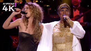 4k AI Upscale 60fps Aretha Franklin amp Mariah Carey  Chain Of Fools Divas Live 1998 [upl. by Barber]