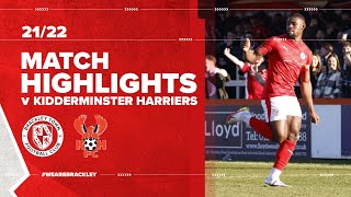 HIGHLIGHTS Brackley Town 1  0 Kidderminster Harriers [upl. by Reamy]