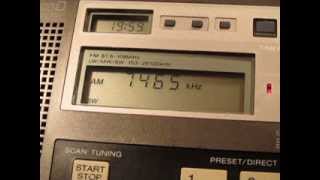 7465 Khz Radio Tirana Albania signing on english [upl. by Steffin582]