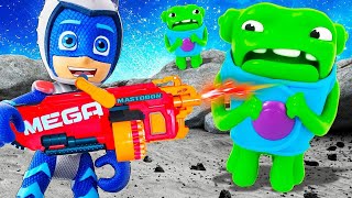 🌌👻 ¡Fantasmas en el Espacio PJ Masks y el Cazafantasmas en Aventuras Cósmicas [upl. by Ellenrad]