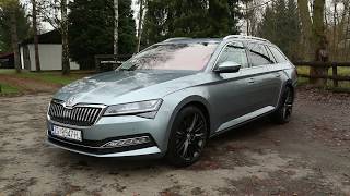 Škoda Superb Combi 20 TDI DSG 190 test [upl. by Fortier434]