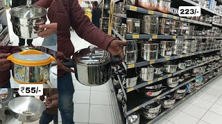 🛍D MARTDIY Store Latest offers Clearance sale upto 70 off Steel CookwareKitchen ContainerPot [upl. by Dane799]