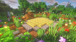 Minecraft  How To Build a Semi Automatic Wheat Farm [upl. by Nnasus719]