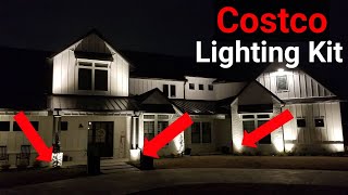 Costco Lighting Kit Installation  Outdoor Landscape Lighting Installation  Stunning Results [upl. by Kinzer]