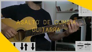 GUITARRA  Asalto de cumbia  Gustavo Cordera Guitarra covertutorial Martin Lopez [upl. by Cut]