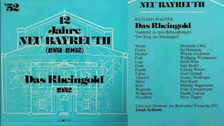 DAS RHEINGOLD  BAYREUTHER FESTSPIELE 1952  JOSEPH KEILBERTH  LP SOUND [upl. by Nosemyaj]