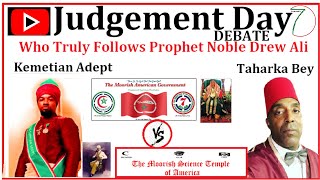 Kemetian Adept vs Taharka Bey quotWho Truly follows Prophet Noble Drew Aliquot [upl. by Zohara]