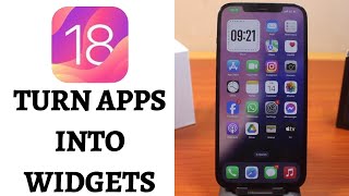 iOS 18 How to Turn Apps Into Widgets on iPhone [upl. by Neirrad]