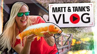 Fishing In Paradise  Matt and Tank VLOG 009 [upl. by Ihdin]