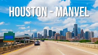 Houston to Manvel Drive with me on a Houston highway [upl. by Anyotal]