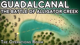 Guadalcanal  The Battle of Alligator Creek 1942  Animated [upl. by Asaeret]