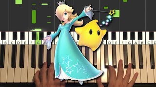 Rosalina In The Observatory  Super Mario Galaxy Piano Tutorial Lesson [upl. by Eiznek]