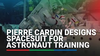 Pierre Cardin designs spacesuit for astronaut training  ABSCBN News [upl. by Hoban]