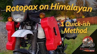 A Rotopax Fuel Can Install Method Holding after 2000 miles [upl. by Anitteb]