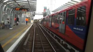 DLR Docklands Light Railway Stratford to Beckton  Sat 29th September 2012 1530hrs [upl. by Anairb]