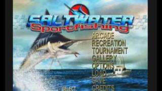 Saltwater Sport Fishing Intro Playstation Pal Version [upl. by Ainnet287]