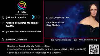 ALMA® Efemérides Mundo 30 de agosto de 1797 nace Mary Shelley escritora dramaturga ensayista [upl. by Amiarom]