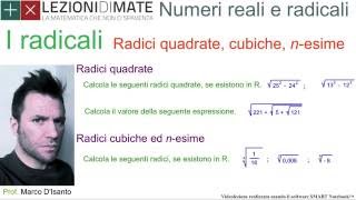 Secondo anno  Radici quadrate cubiche ed nesime [upl. by Ysdnyl]