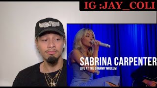 Espresso live by Sabrina Carpenter REACTION‼️ [upl. by Airbmat]